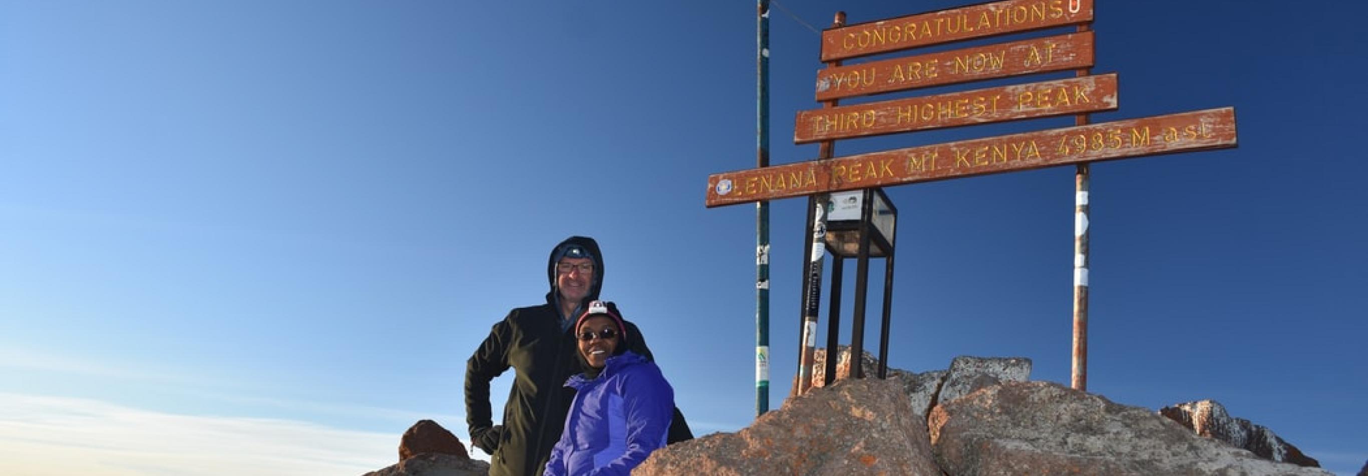 Trekking sul monte Kenya