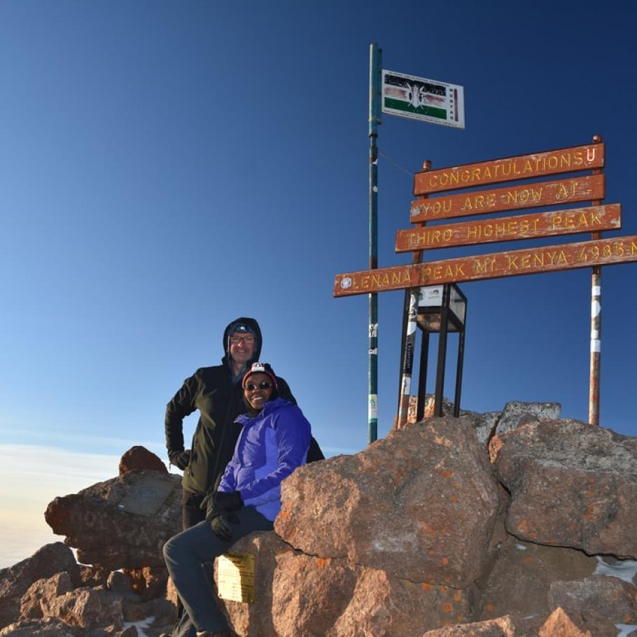 Trekking sul monte Kenya