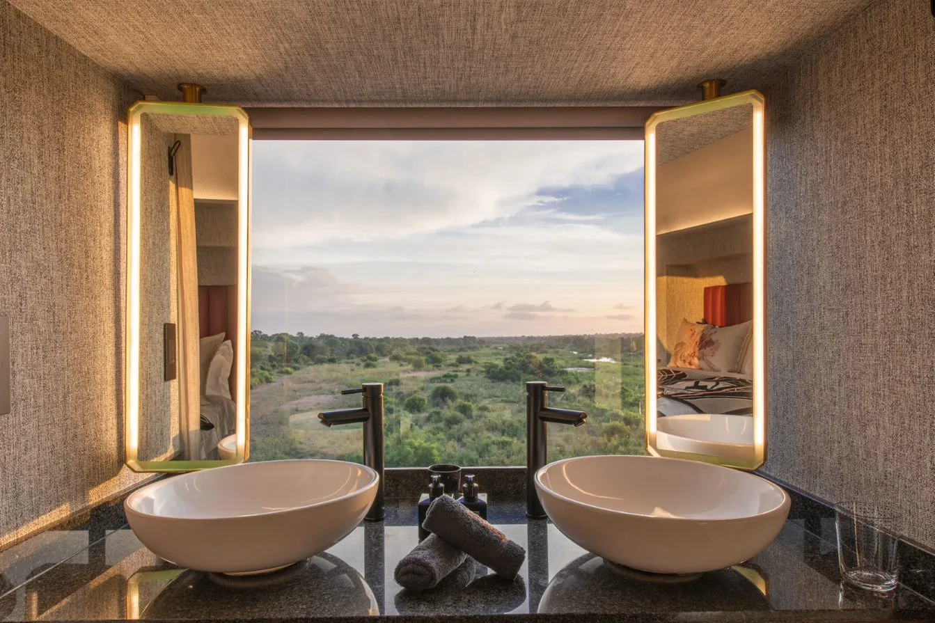 Sud Africa – Kruger Shalati - The train on the bridge